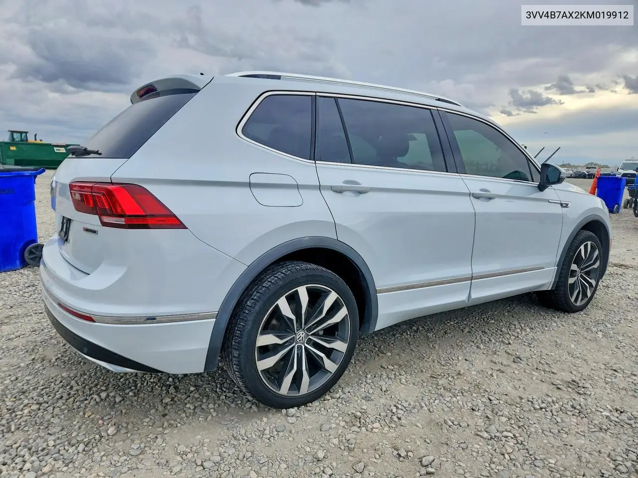 2019 VOLKSWAGEN TIGUAN VIN 3VV4B7AX2KM019912 — фото 3