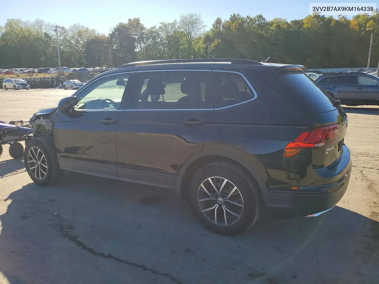 2019 VOLKSWAGEN TIGUAN VIN 3VV2B7AX9KM164338 — фото 2