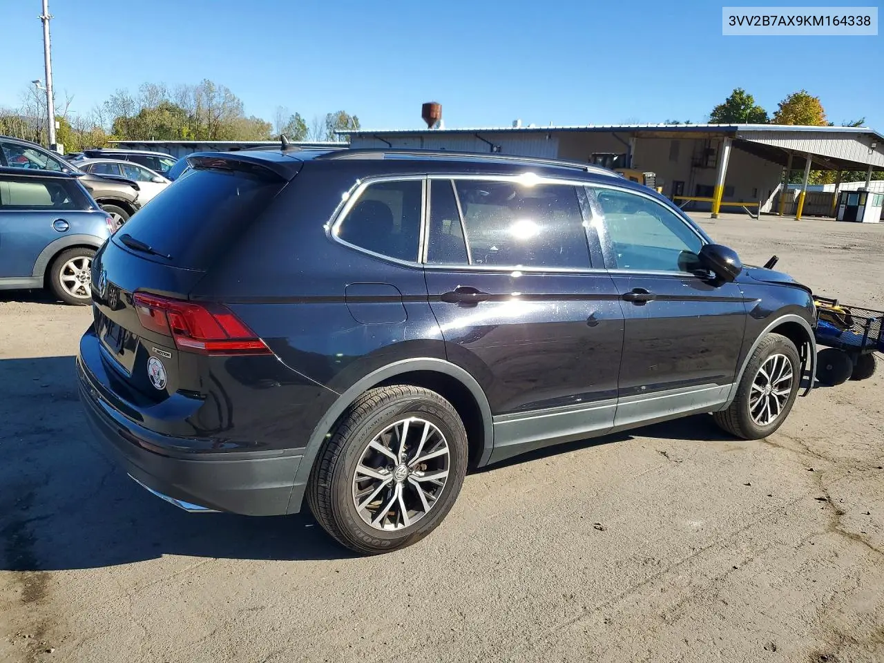 2019 VOLKSWAGEN TIGUAN VIN 3VV2B7AX9KM164338 — фото 3