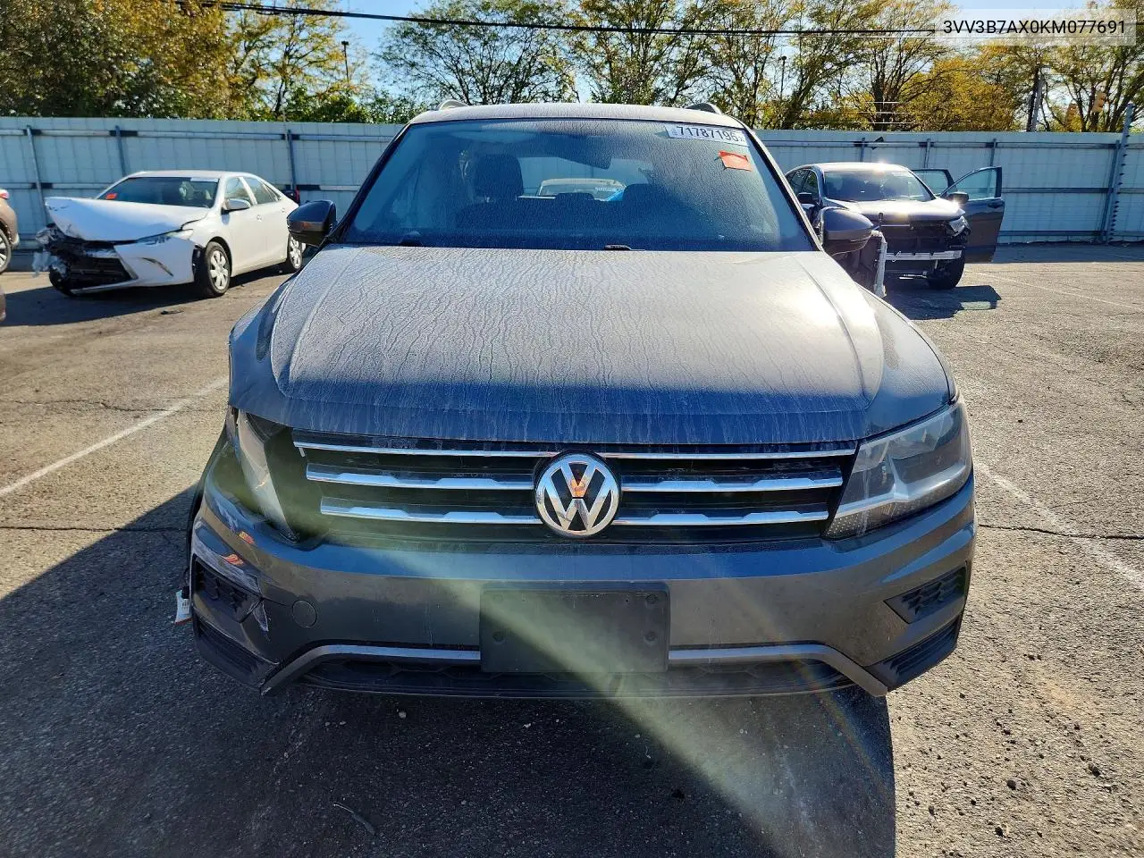 2019 VOLKSWAGEN TIGUAN VIN 3VV3B7AX0KM077691 — фото 5