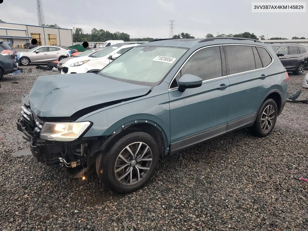 VOLKSWAGEN TIGUAN 2019, VIN 3VV3B7AX4KM145829