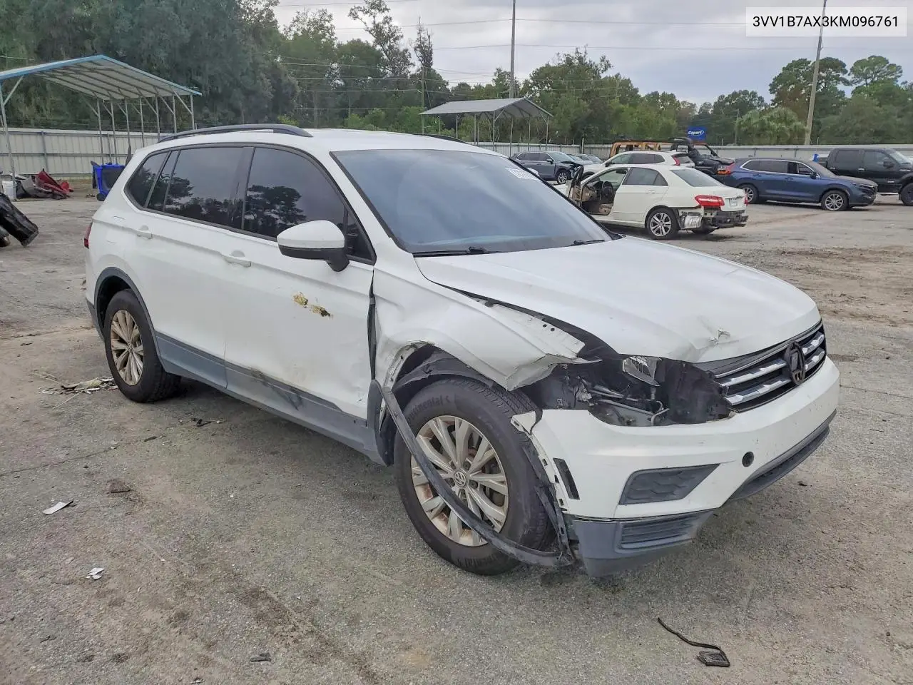 2019 VOLKSWAGEN TIGUAN VIN 3VV1B7AX3KM096761 — фото 4