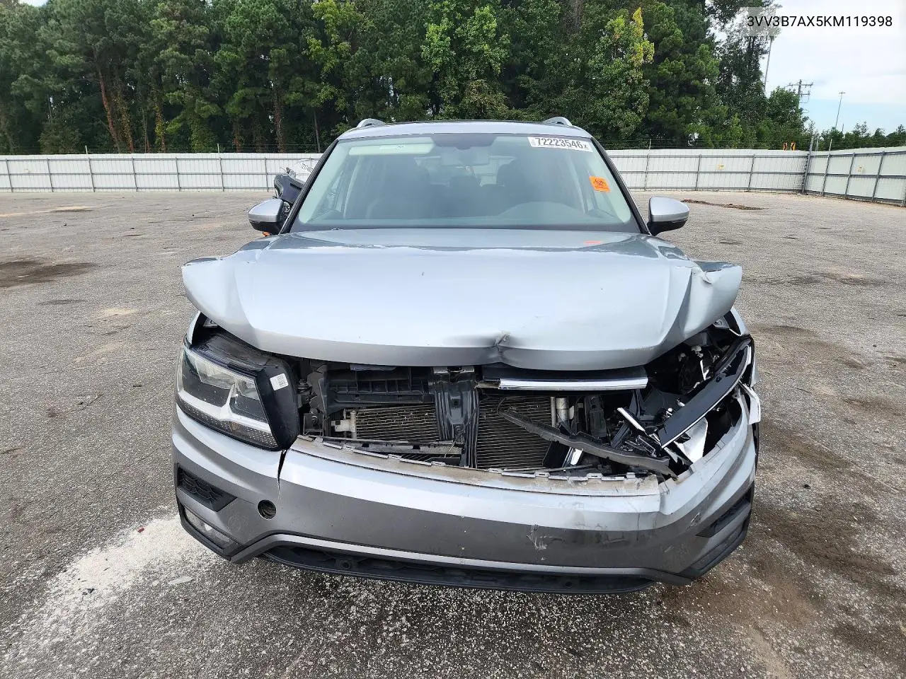 2019 VOLKSWAGEN TIGUAN VIN 3VV3B7AX5KM119398 — фото 5