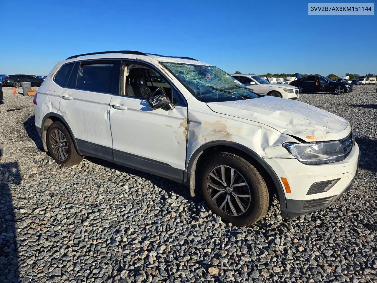 2019 VOLKSWAGEN TIGUAN VIN 3VV2B7AX8KM151144 — фото 4