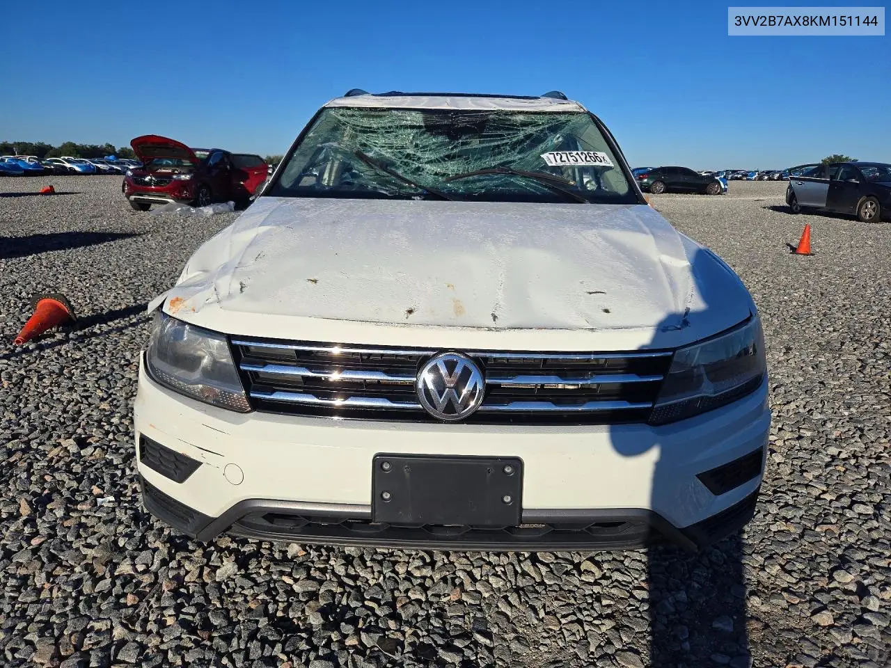 2019 VOLKSWAGEN TIGUAN VIN 3VV2B7AX8KM151144 — фото 5