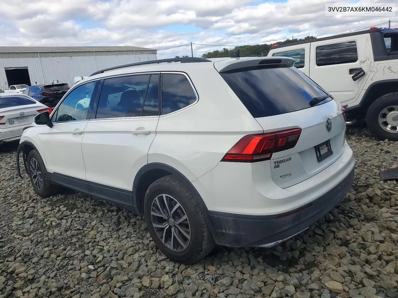 2019 VOLKSWAGEN TIGUAN VIN 3VV2B7AX6KM046442 — фото 2