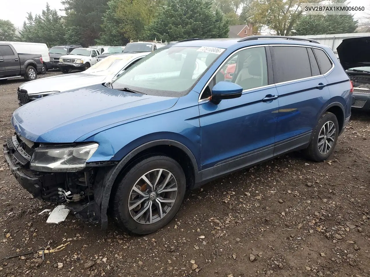 VOLKSWAGEN TIGUAN 2019, VIN 3VV2B7AX1KM006060
