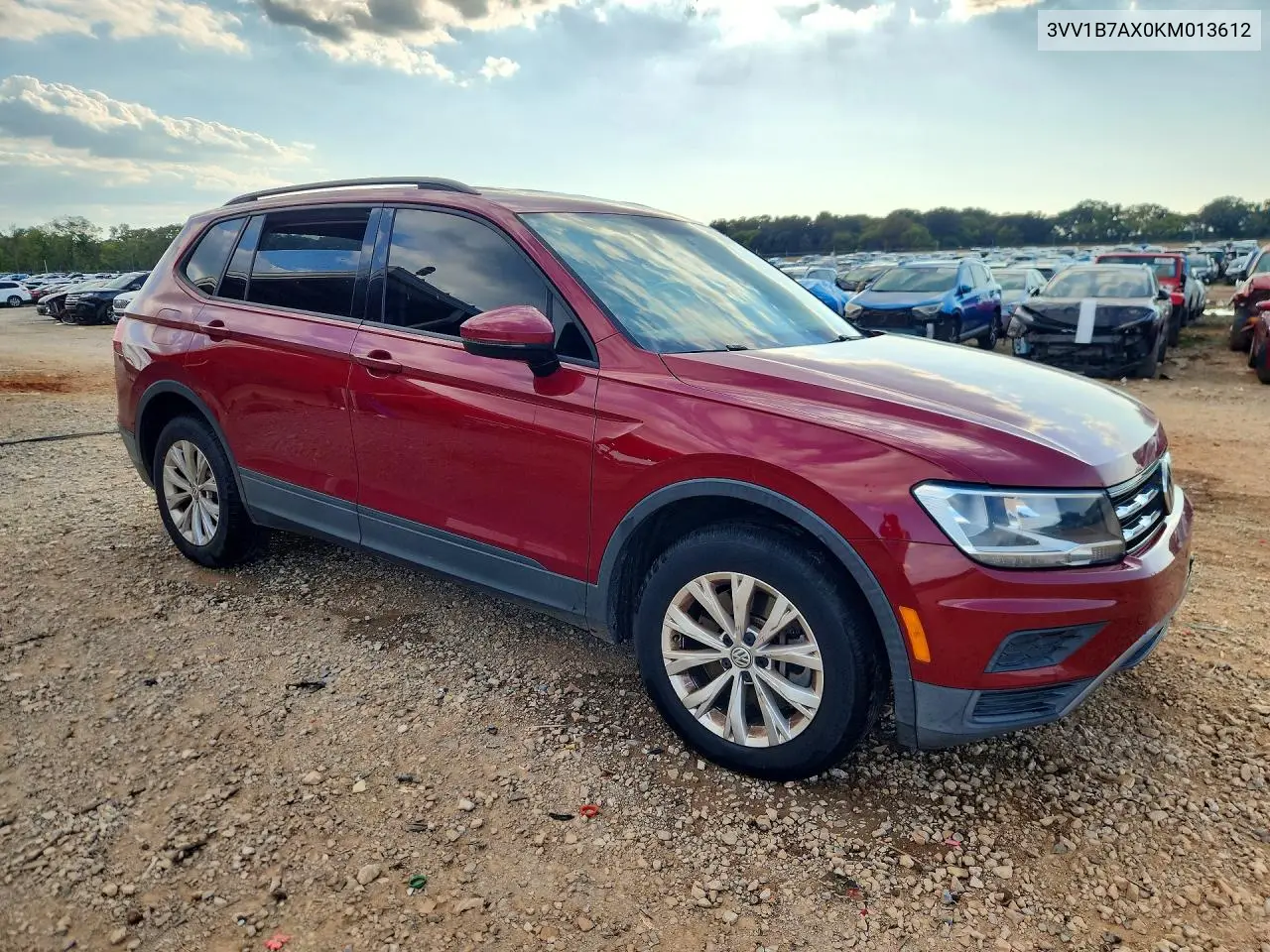 2019 VOLKSWAGEN TIGUAN VIN 3VV1B7AX0KM013612 — фото 4