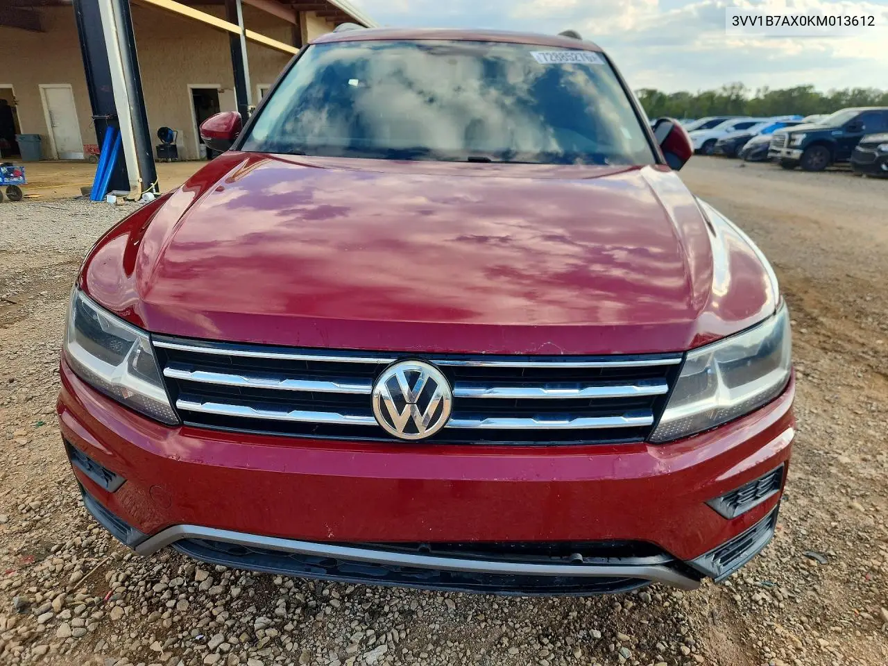 2019 VOLKSWAGEN TIGUAN VIN 3VV1B7AX0KM013612 — фото 5