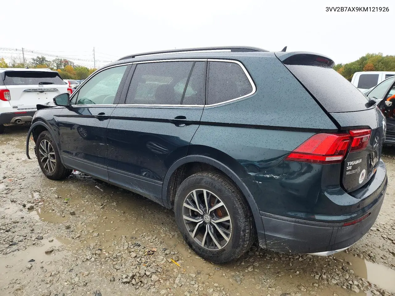 2019 VOLKSWAGEN TIGUAN VIN 3VV2B7AX9KM121926 — фото 2