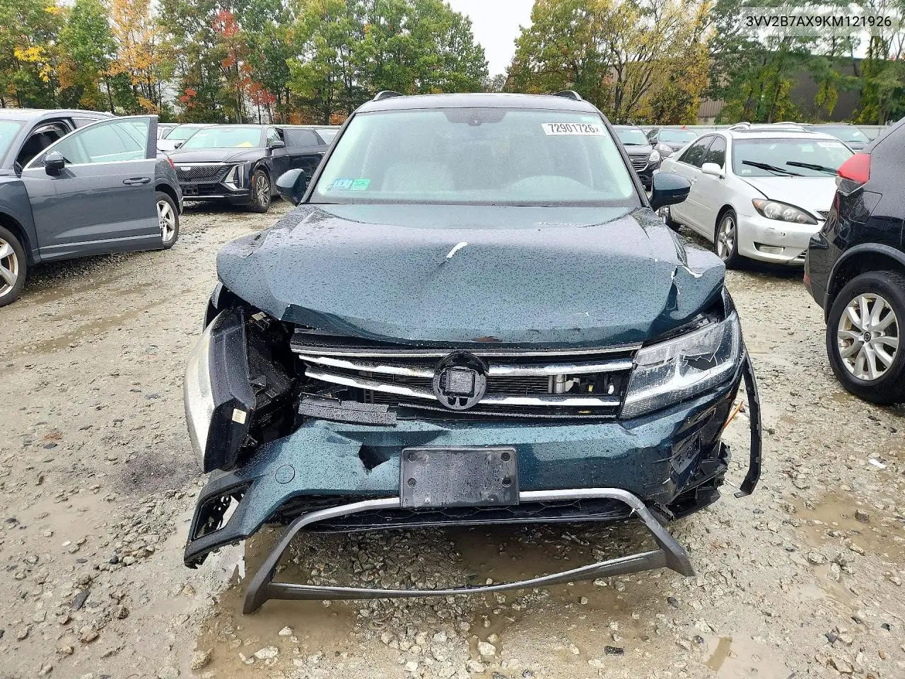 2019 VOLKSWAGEN TIGUAN VIN 3VV2B7AX9KM121926 — фото 5