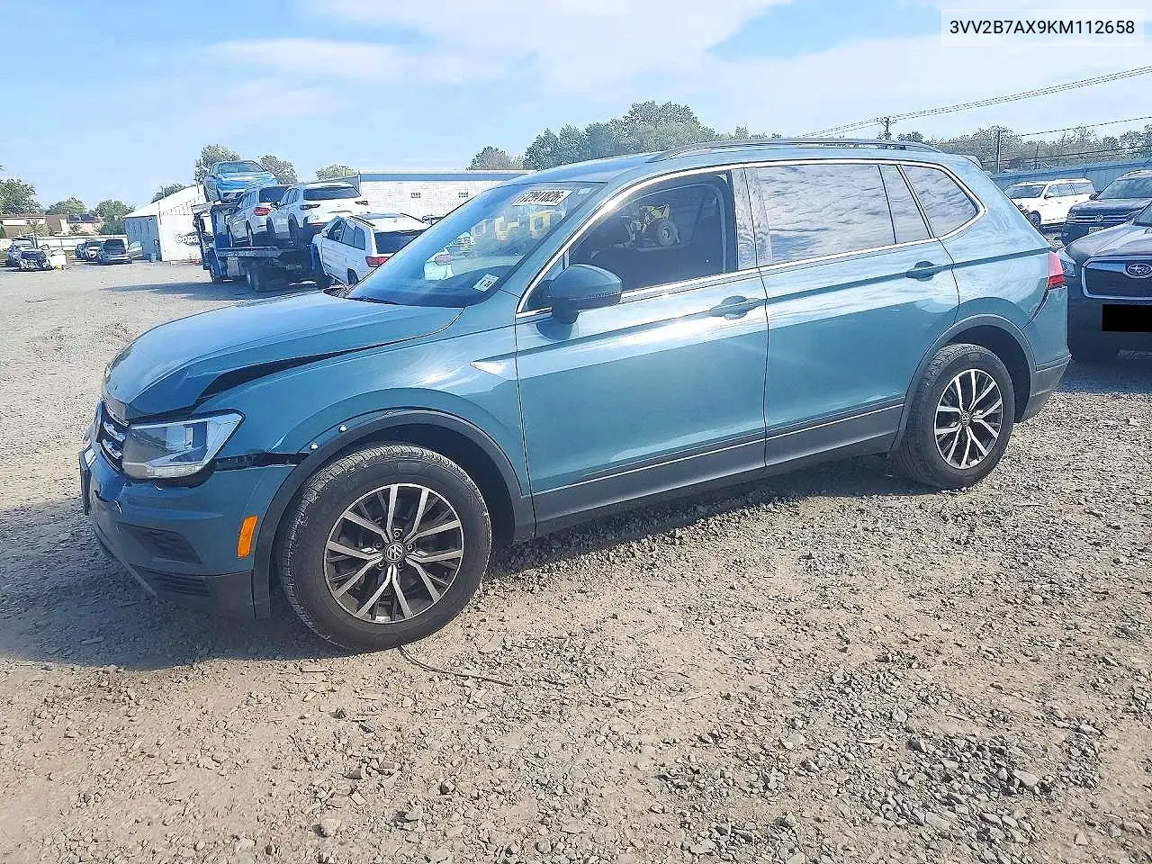 VOLKSWAGEN TIGUAN 2019, VIN 3VV2B7AX9KM112658