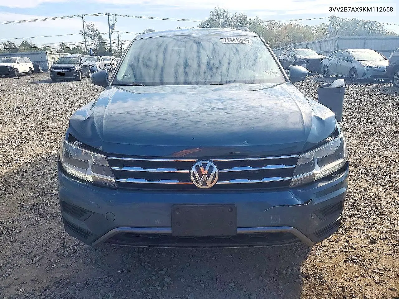 2019 VOLKSWAGEN TIGUAN VIN 3VV2B7AX9KM112658 — фото 5
