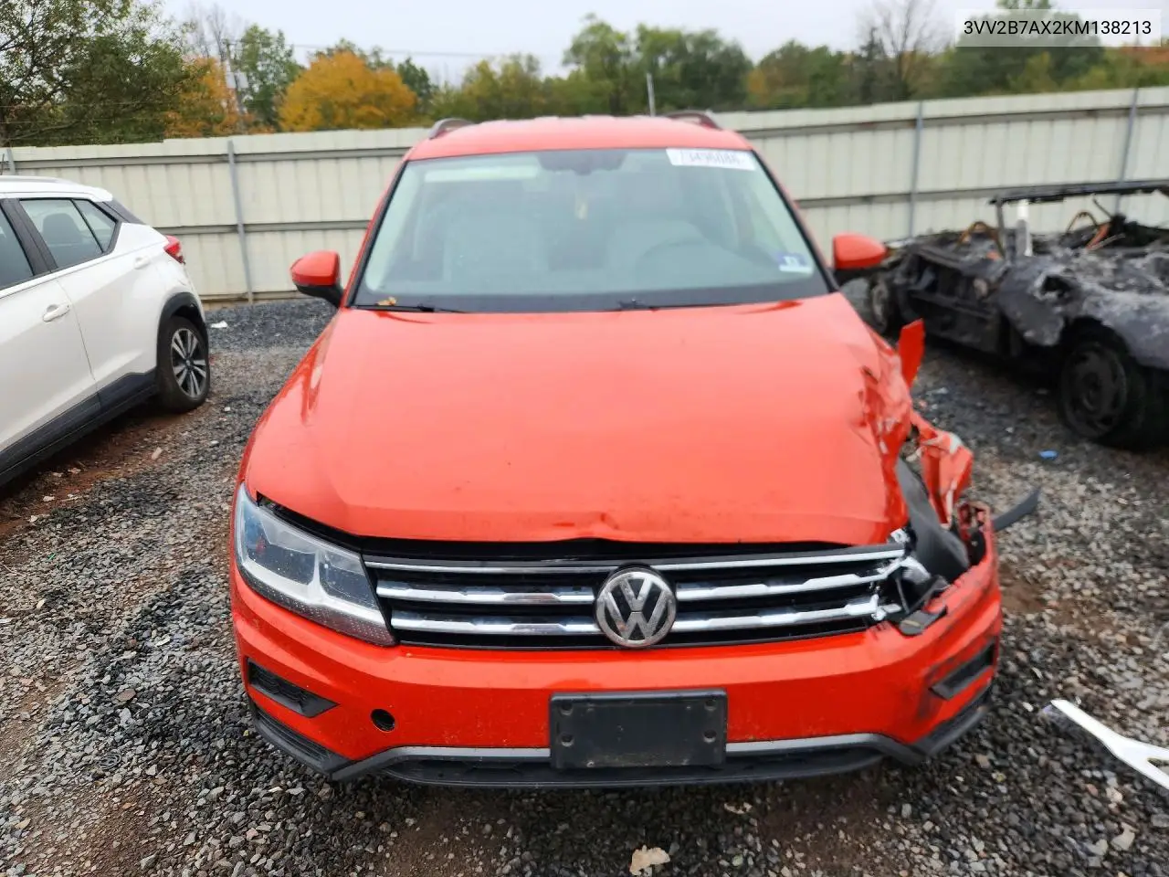 2019 VOLKSWAGEN TIGUAN VIN 3VV2B7AX2KM138213 — фото 5
