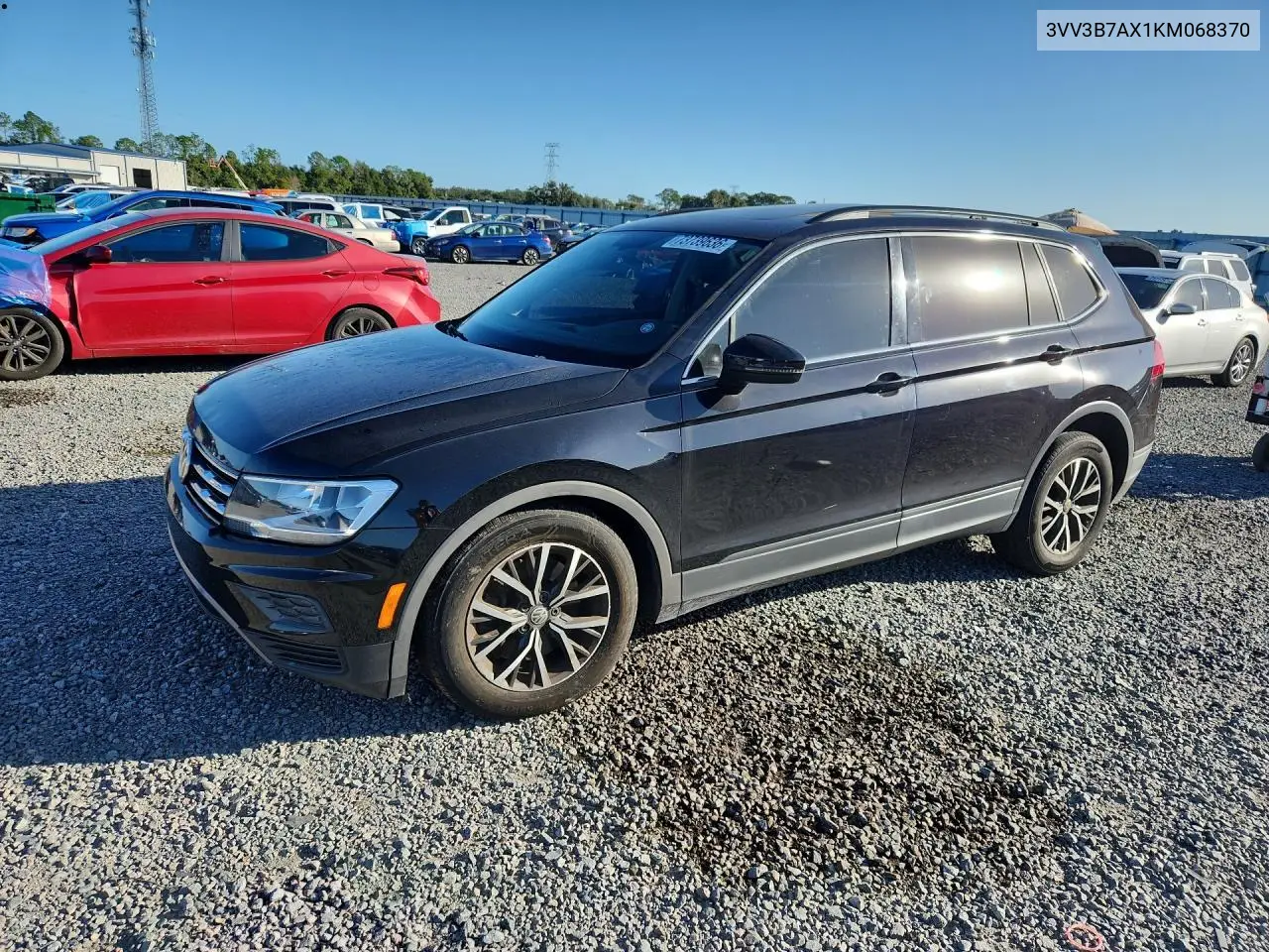 VOLKSWAGEN TIGUAN 2019, VIN 3VV3B7AX1KM068370