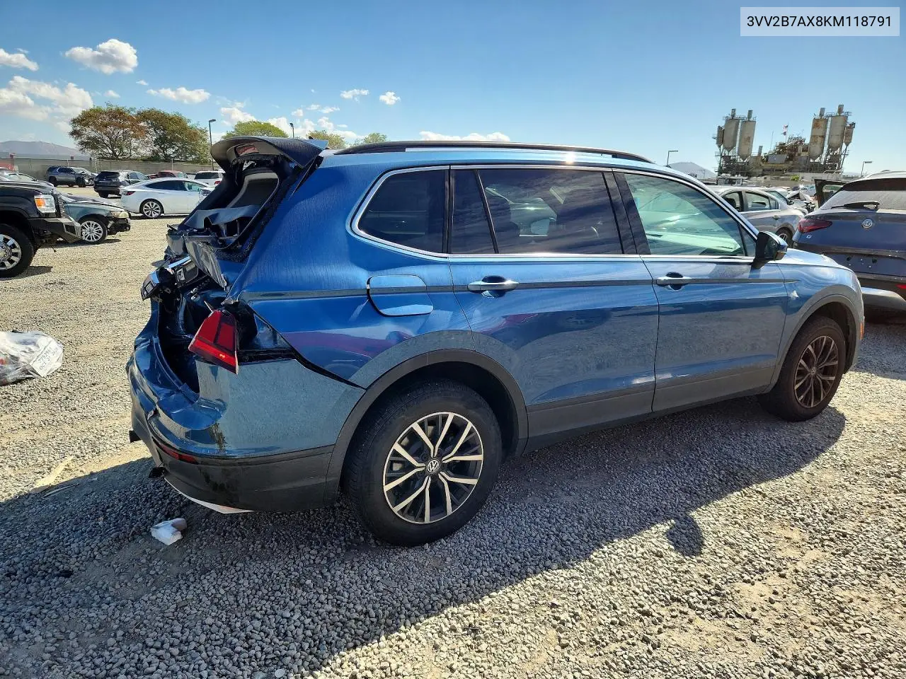 2019 VOLKSWAGEN TIGUAN VIN 3VV2B7AX8KM118791 — фото 3