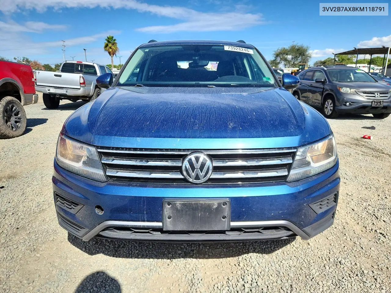 2019 VOLKSWAGEN TIGUAN VIN 3VV2B7AX8KM118791 — фото 5