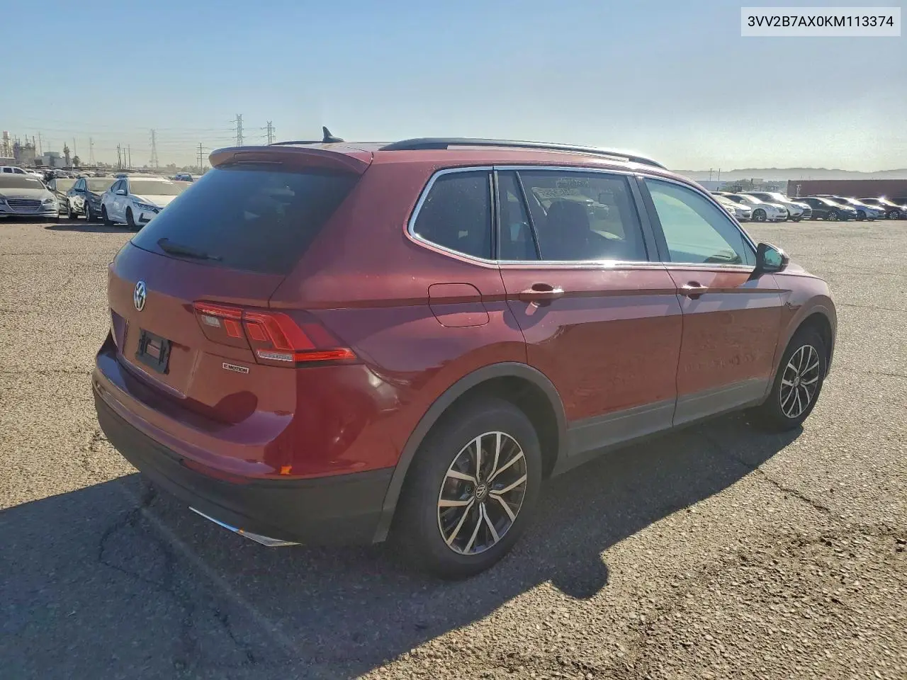 2019 VOLKSWAGEN TIGUAN VIN 3VV2B7AX0KM113374 — фото 3