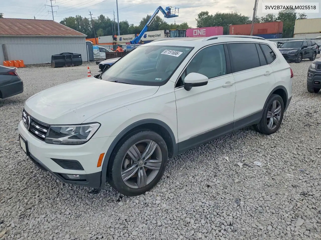 VOLKSWAGEN TIGUAN 2020, VIN 3VV2B7AX5LM025518