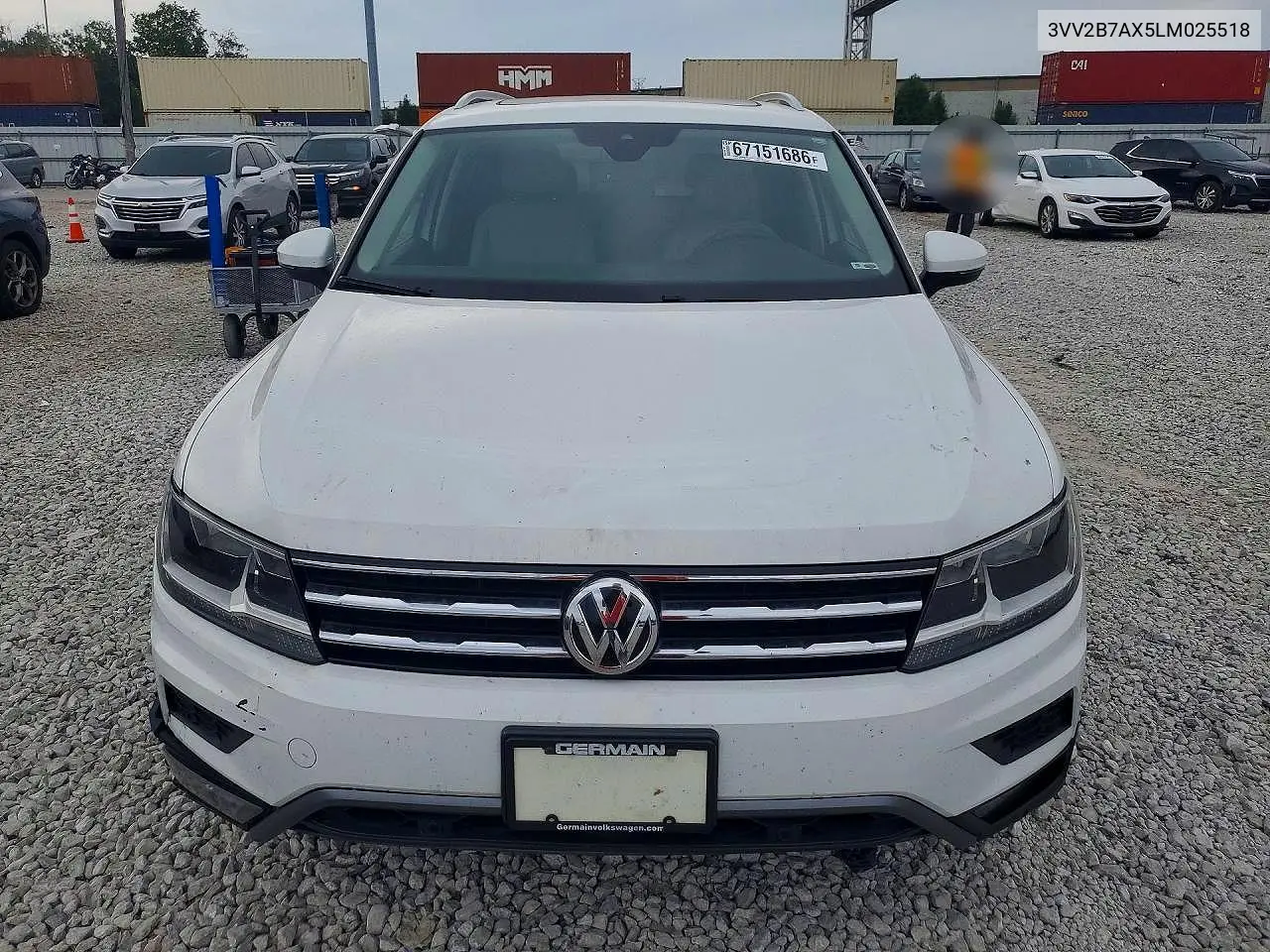 2020 VOLKSWAGEN TIGUAN VIN 3VV2B7AX5LM025518 — фото 5
