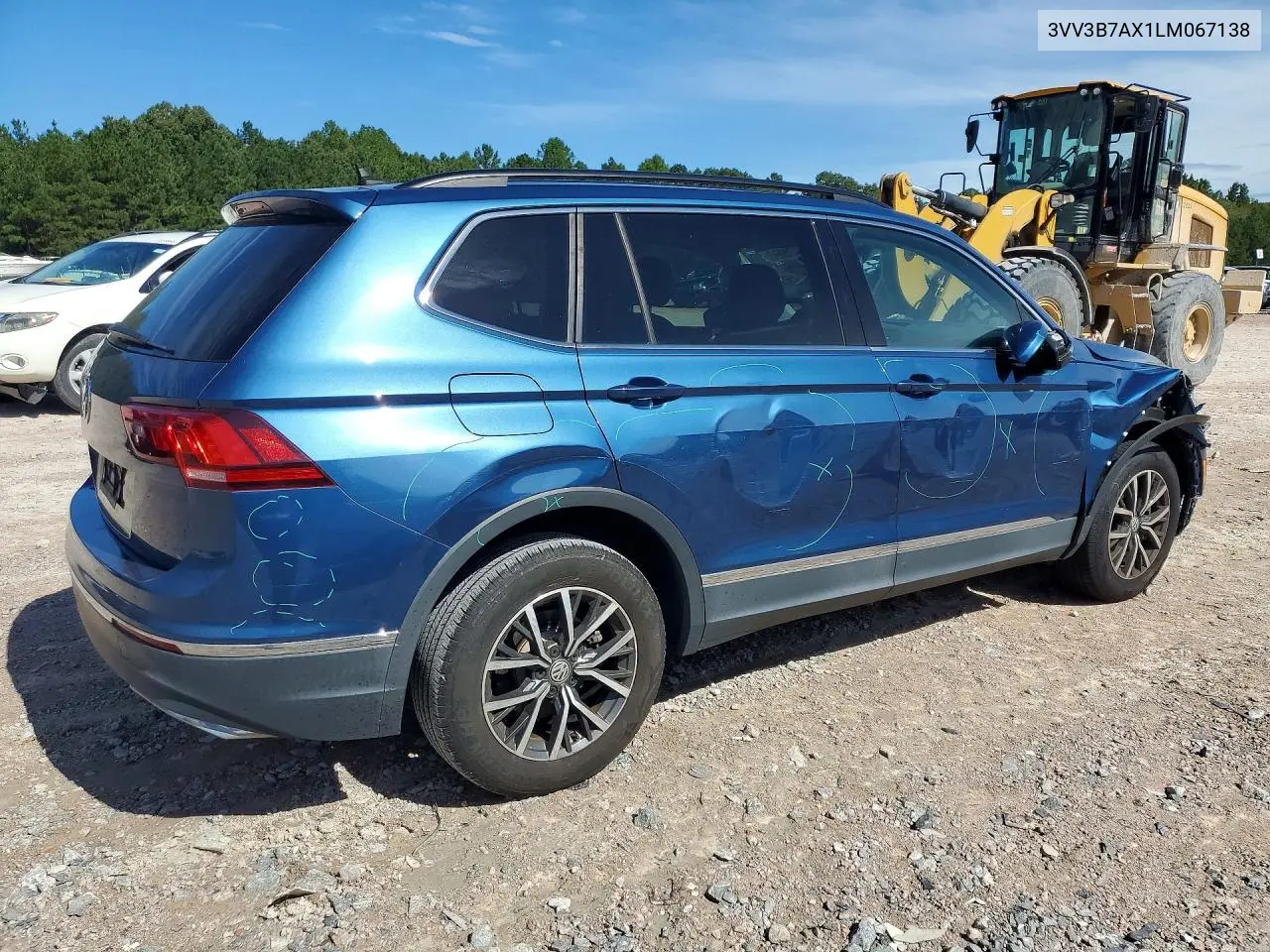 2020 VOLKSWAGEN TIGUAN VIN 3VV3B7AX1LM067138 — фото 3