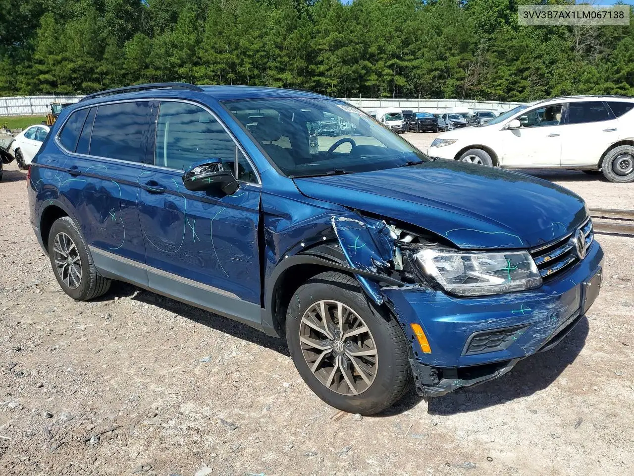 2020 VOLKSWAGEN TIGUAN VIN 3VV3B7AX1LM067138 — фото 4