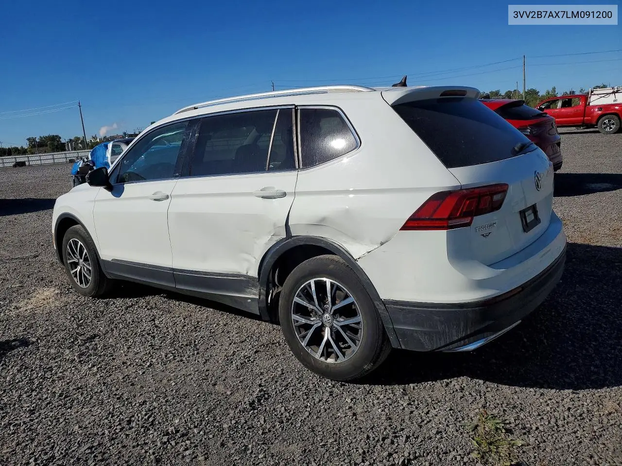 2020 VOLKSWAGEN TIGUAN VIN 3VV2B7AX7LM091200 — фото 2