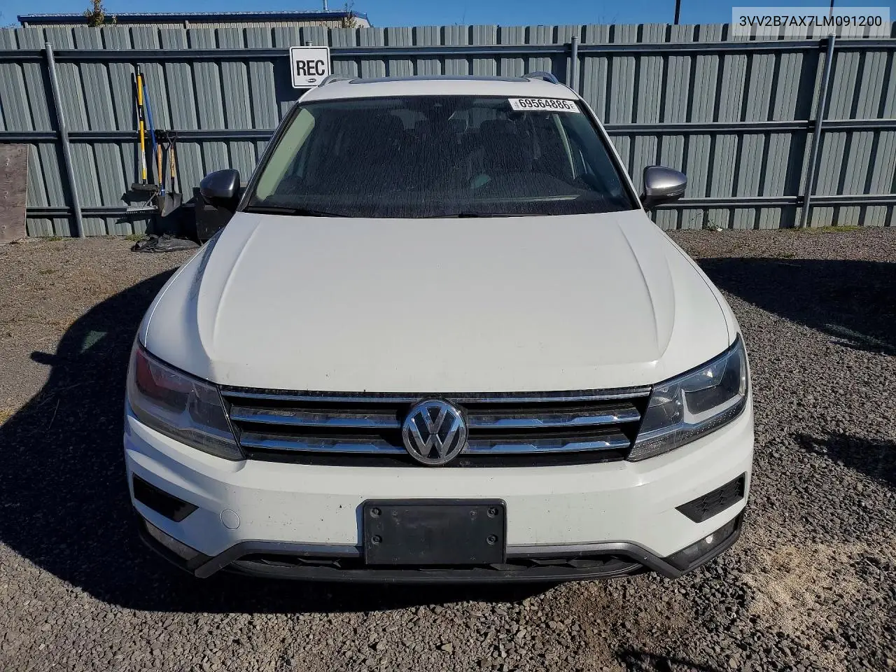 2020 VOLKSWAGEN TIGUAN VIN 3VV2B7AX7LM091200 — фото 5
