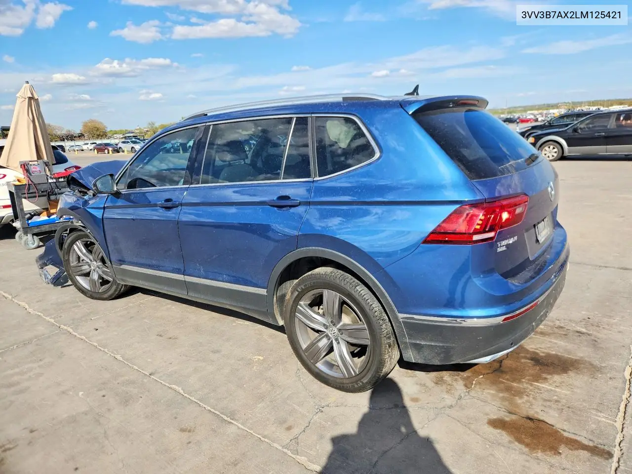 2020 VOLKSWAGEN TIGUAN VIN 3VV3B7AX2LM125421 — фото 2
