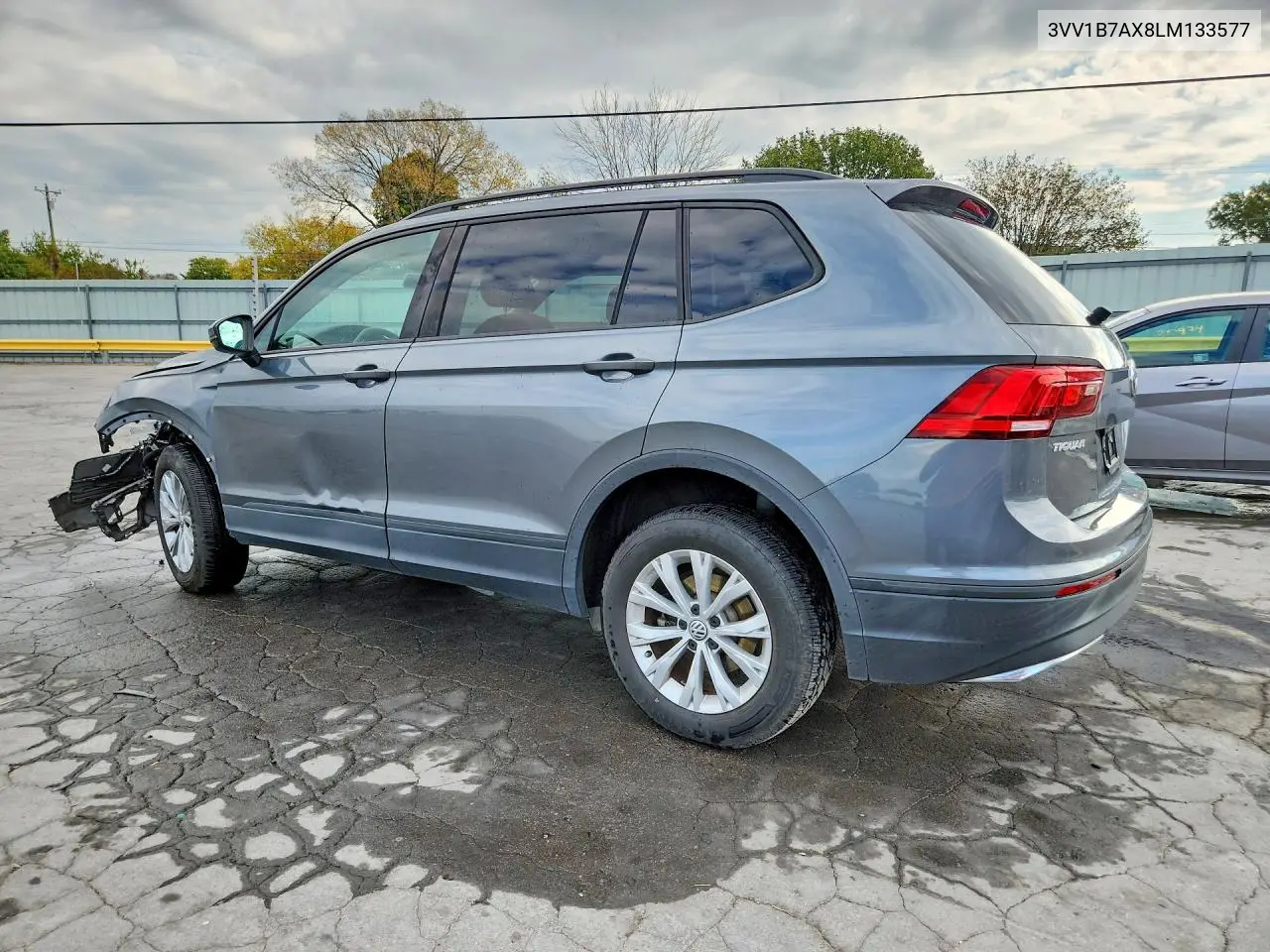 2020 VOLKSWAGEN TIGUAN VIN 3VV1B7AX8LM133577 — фото 2