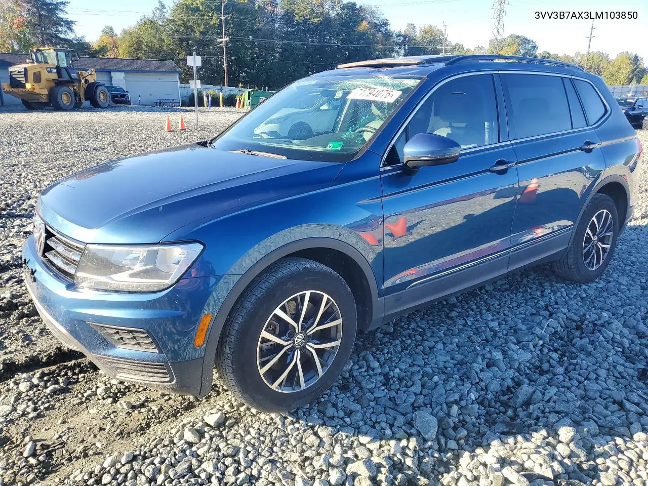 VOLKSWAGEN TIGUAN 2020, VIN 3VV3B7AX3LM103850