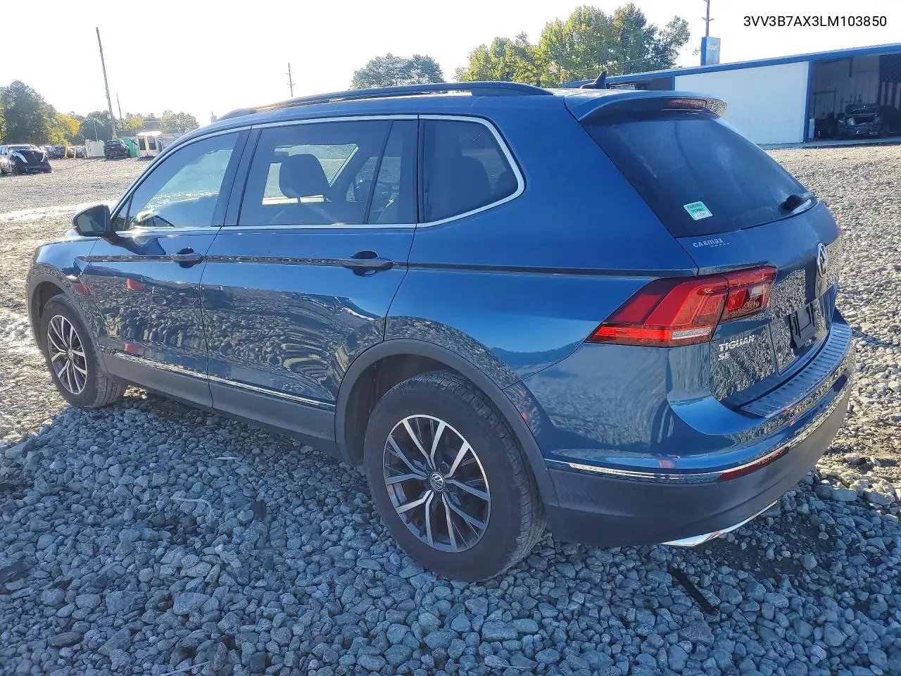 2020 VOLKSWAGEN TIGUAN VIN 3VV3B7AX3LM103850 — фото 2
