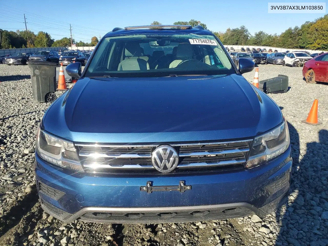 2020 VOLKSWAGEN TIGUAN VIN 3VV3B7AX3LM103850 — фото 5