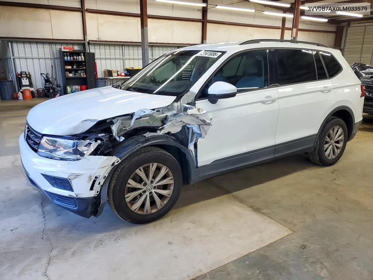 VOLKSWAGEN TIGUAN 2020, VIN 3VV0B7AX0LM033579