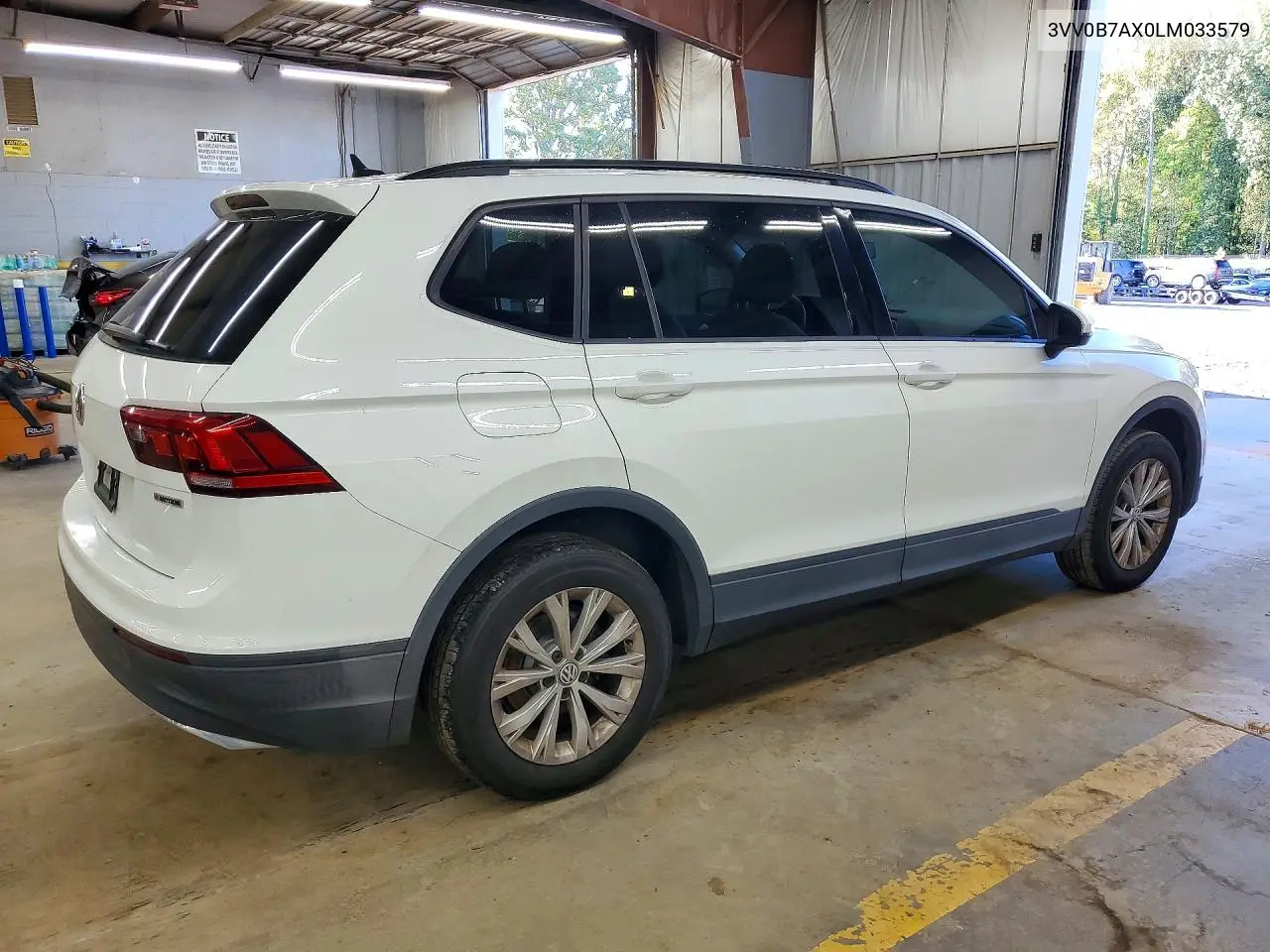 2020 VOLKSWAGEN TIGUAN VIN 3VV0B7AX0LM033579 — фото 3