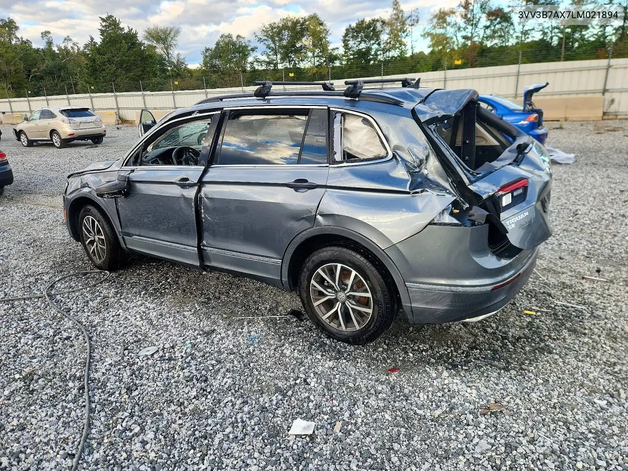2020 VOLKSWAGEN TIGUAN VIN 3VV3B7AX7LM021894 — фото 2
