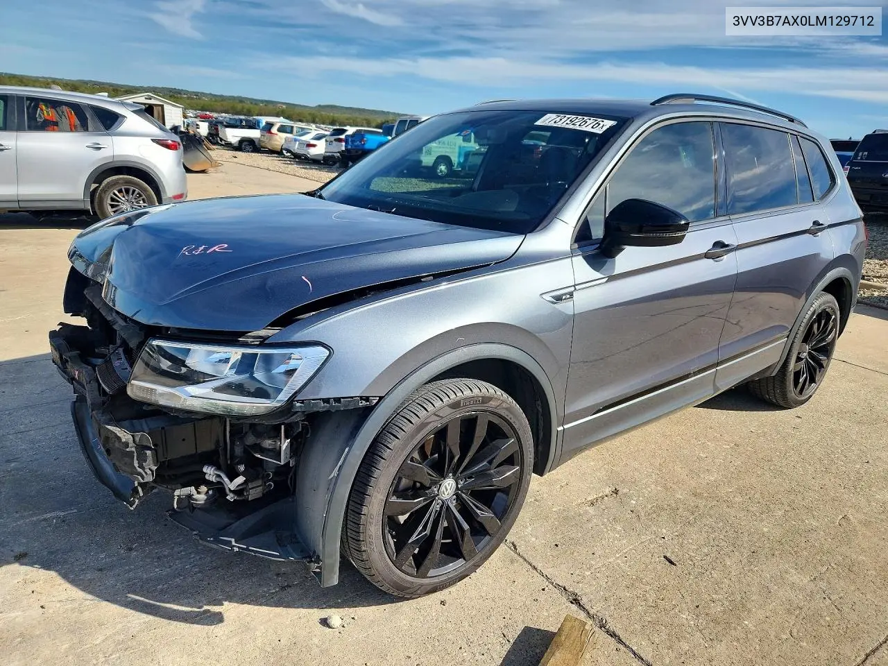 VOLKSWAGEN TIGUAN 2020, VIN 3VV3B7AX0LM129712