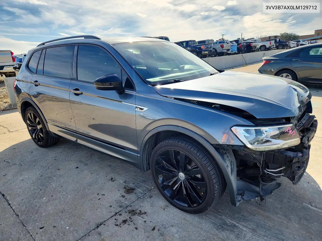 2020 VOLKSWAGEN TIGUAN VIN 3VV3B7AX0LM129712 — фото 4