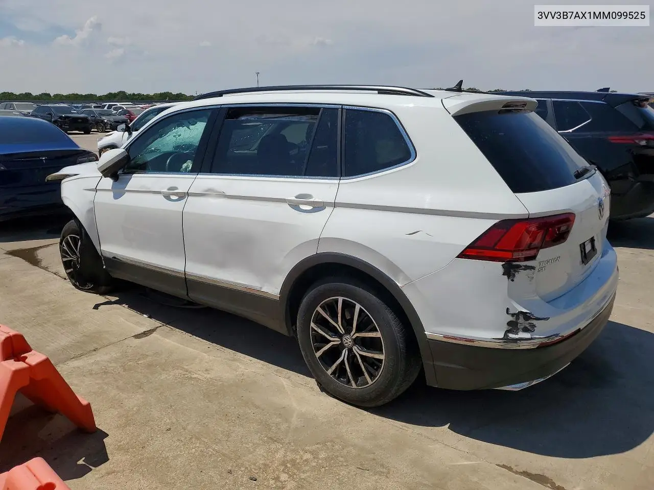 2021 VOLKSWAGEN TIGUAN VIN 3VV3B7AX1MM099525 — фото 2
