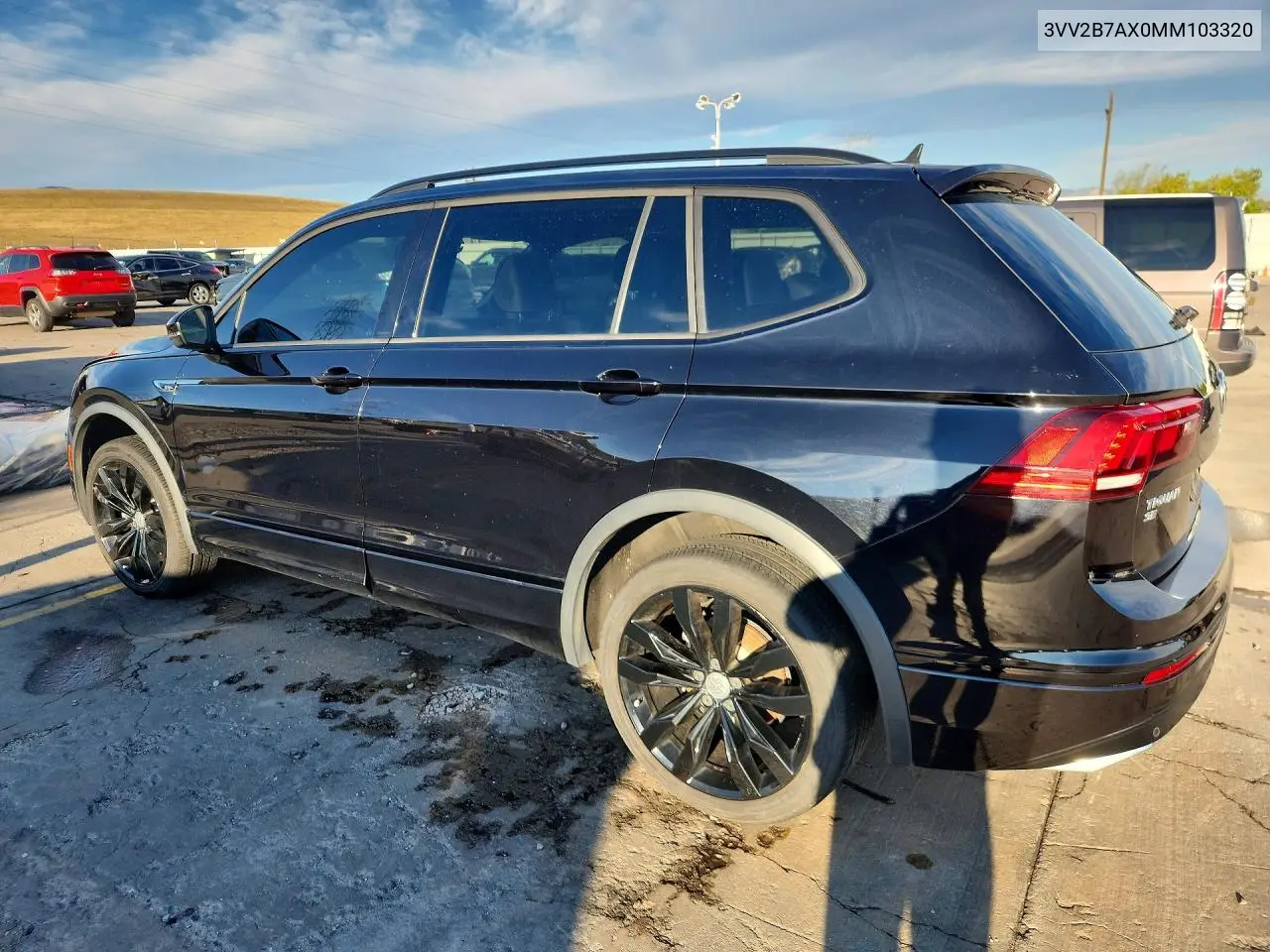 2021 VOLKSWAGEN TIGUAN VIN 3VV2B7AX0MM103320 — фото 2