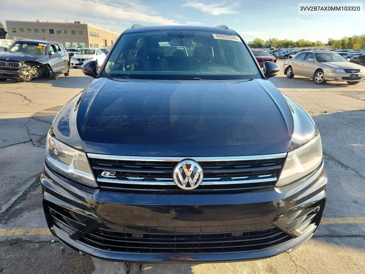 2021 VOLKSWAGEN TIGUAN VIN 3VV2B7AX0MM103320 — фото 5