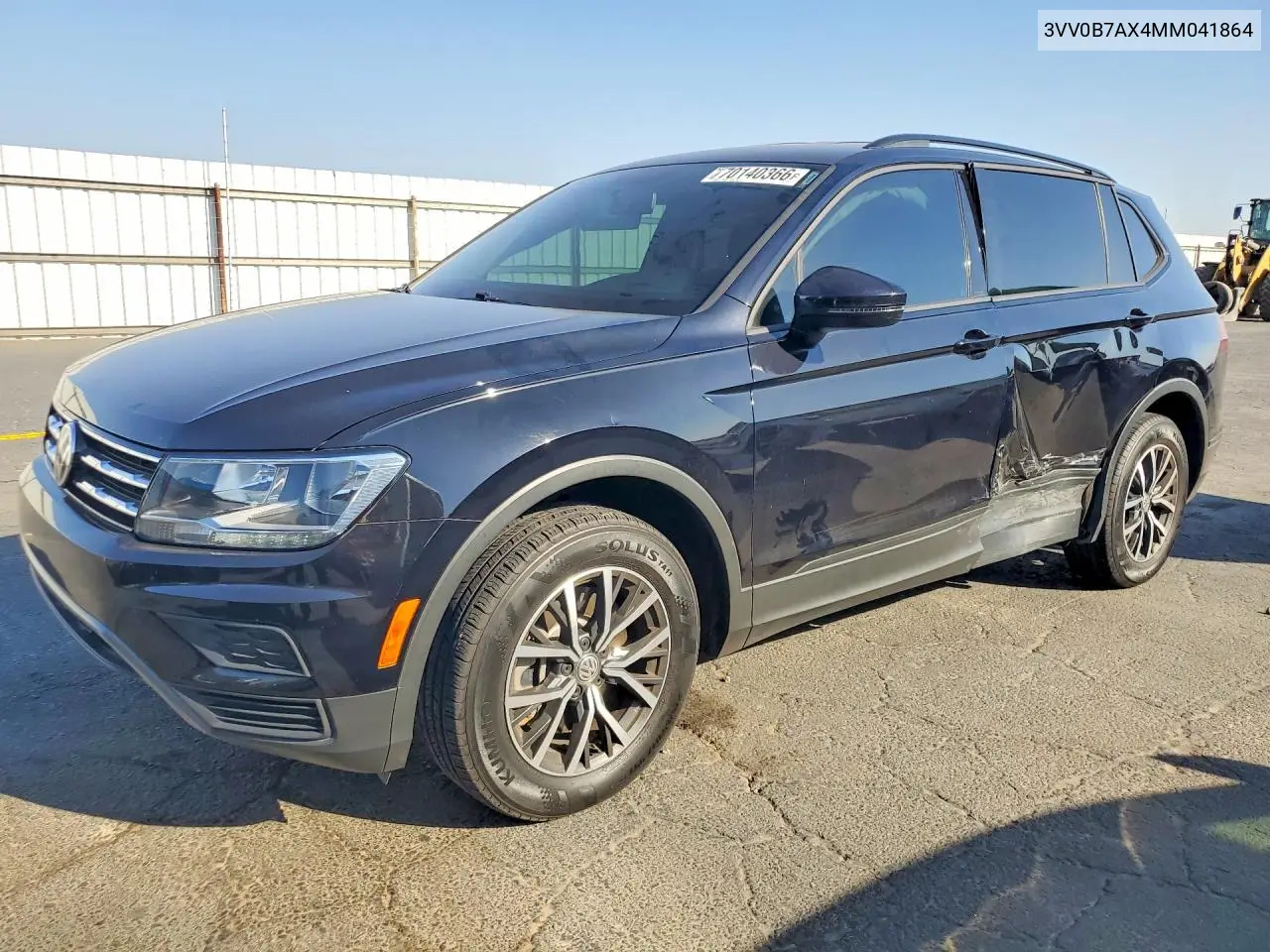 VOLKSWAGEN TIGUAN 2021, VIN 3VV0B7AX4MM041864