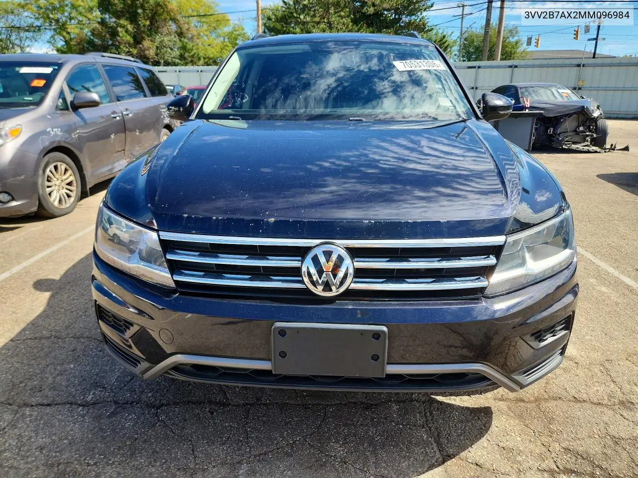 2021 VOLKSWAGEN TIGUAN VIN 3VV2B7AX2MM096984 — фото 5