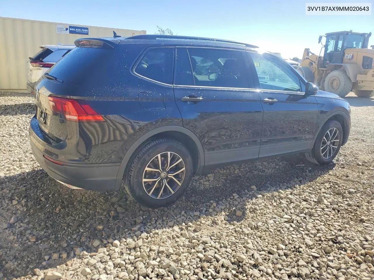 2021 VOLKSWAGEN TIGUAN VIN 3VV1B7AX9MM020643 — фото 3