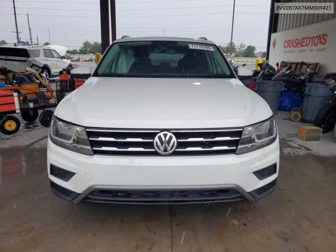 2021 VOLKSWAGEN TIGUAN VIN 3VV2B7AX7MM009421 — фото 5
