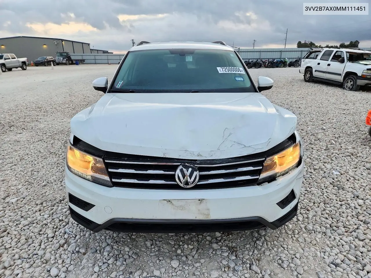 2021 VOLKSWAGEN TIGUAN VIN 3VV2B7AX0MM111451 — фото 5