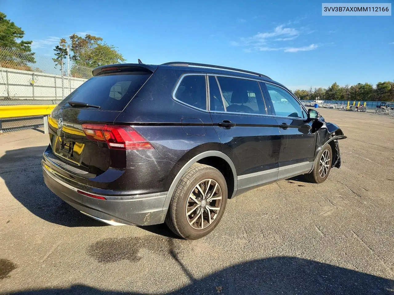 2021 VOLKSWAGEN TIGUAN VIN 3VV3B7AX0MM112166 — фото 3