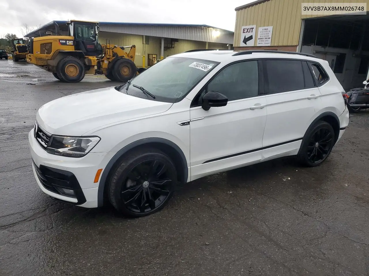 VOLKSWAGEN TIGUAN 2021, VIN 3VV3B7AX8MM026748