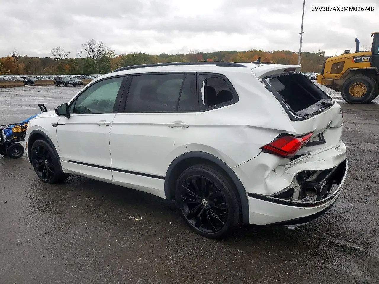 2021 VOLKSWAGEN TIGUAN VIN 3VV3B7AX8MM026748 — фото 2