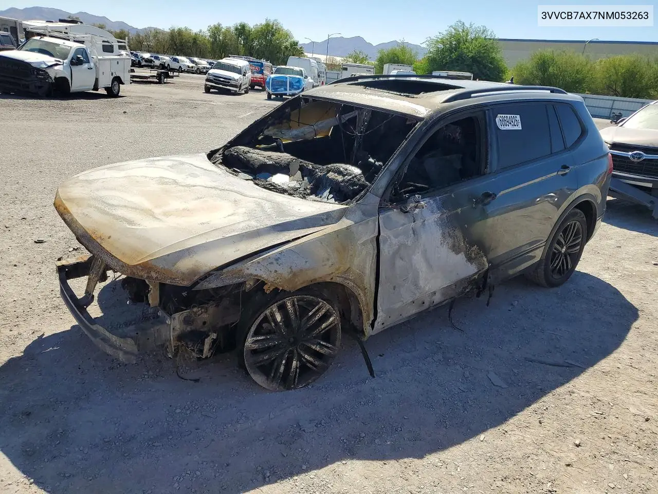 VOLKSWAGEN TIGUAN 2022, VIN 3VVCB7AX7NM053263
